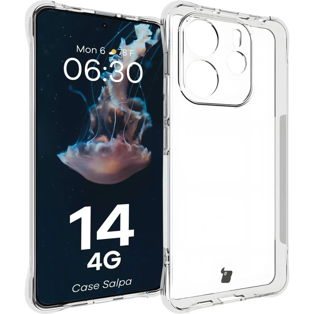 Hurtownia GSM - Bizon Case Salpa Xiaomi Redmi Note 14 4G átlátszó - BIZ8191 - {ean13} - Hurt
