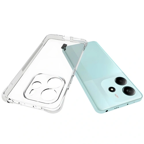 Elastyczne etui Bizon Case Salpa do Xiaomi Redmi Note 14 4G przezroczyste