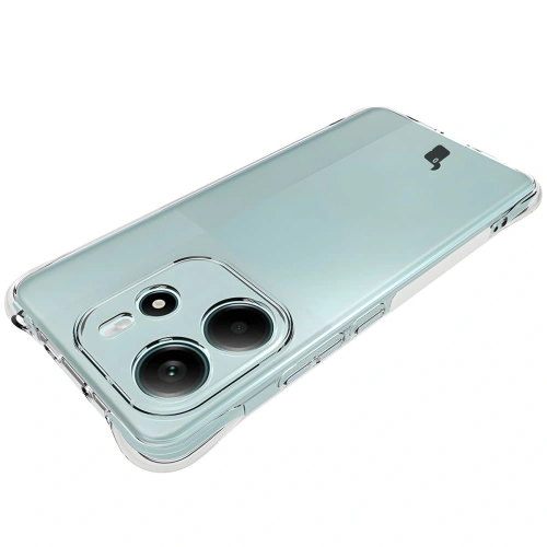 Elastyczne etui Bizon Case Salpa do Xiaomi Redmi Note 14 4G przezroczyste