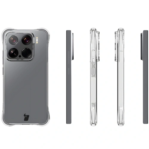 Elastyczne etui Bizon Case Salpa do Xiaomi 15 przezroczyste