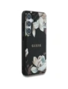 Wholesale Guess Grained Printed Flower Pattern MagSafe do Samsung Galaxy S25 black - GUE4270 - {ean13} - Hurt