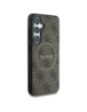 Hurtownia GSM - Guess Bőr 4G Színes Gyűrű Klasszikus Logó MagSafe Samsung Galaxy S25 barna - GUE4272 - {ean13} - Hurt