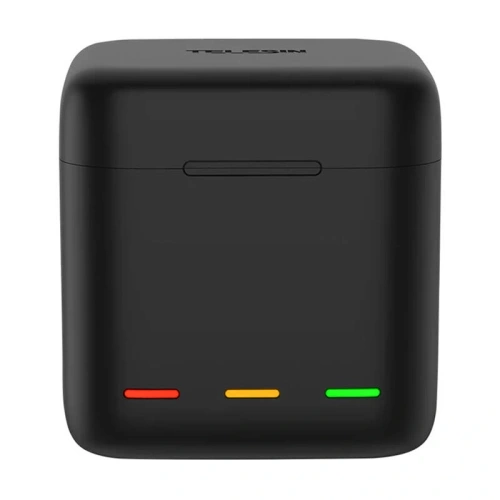 Ładowarka trójkanałowa Box TELESIN +2 akumulatory do GoPro Hero 12 / 11 / 10 / 9