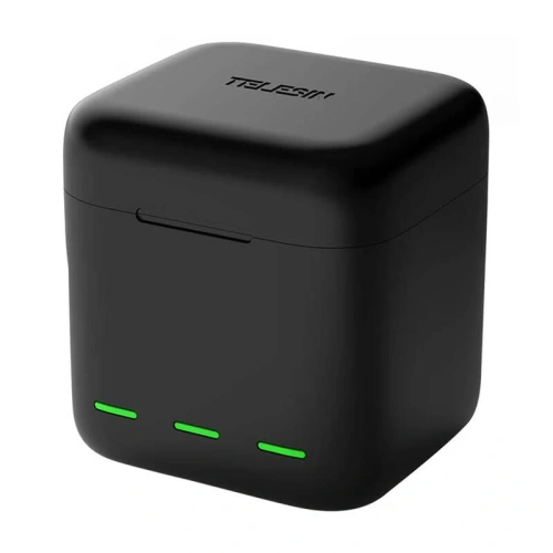 Ładowarka trójkanałowa Box TELESIN +2 akumulatory do GoPro Hero 12 / 11 / 10 / 9