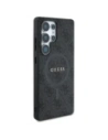Hurtownia GSM - Guess Piele 4G Inel Colorat Logo Clasic MagSafe pentru Samsung Galaxy S25 Ultra negru - GUE4275 - {ean13} - Hurt