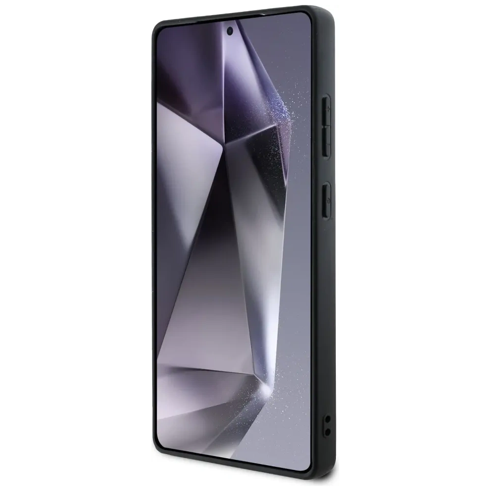 Hurtownia GSM - Guess Bőr 4G Színes Gyűrű Klasszikus Logó MagSafe do Samsung Galaxy S25 Ultra fekete - GUE4275 - {ean13} - Hurt