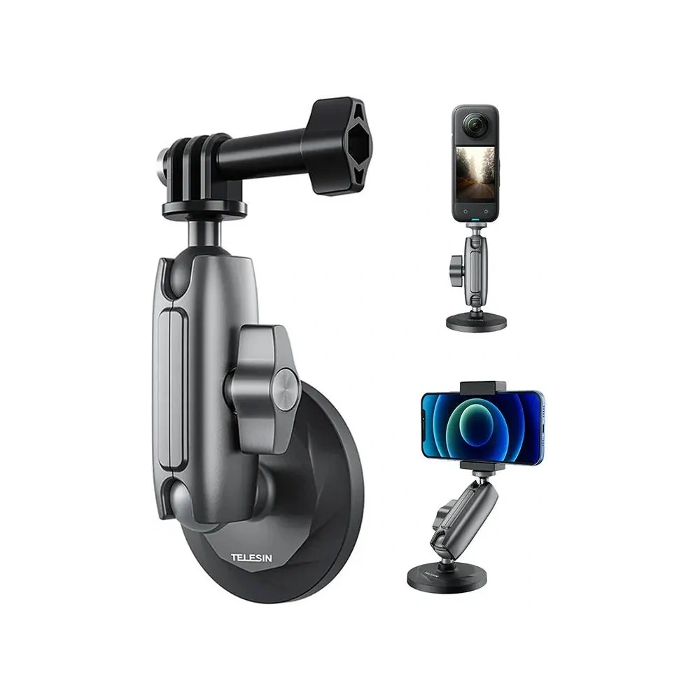 Hurtownia GSM - Suport magnetic TELESIN pentru camere de acțiune - TLS201 - {ean13} - Hurt