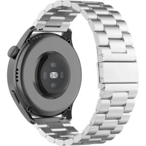 Hurtownia GSM - Pasek ze stali nierdzewnej Bizon Strap Watch Aura do Smartwatcha 18 mm srebrny - BIZ8195 - {ean13} - Hurt
