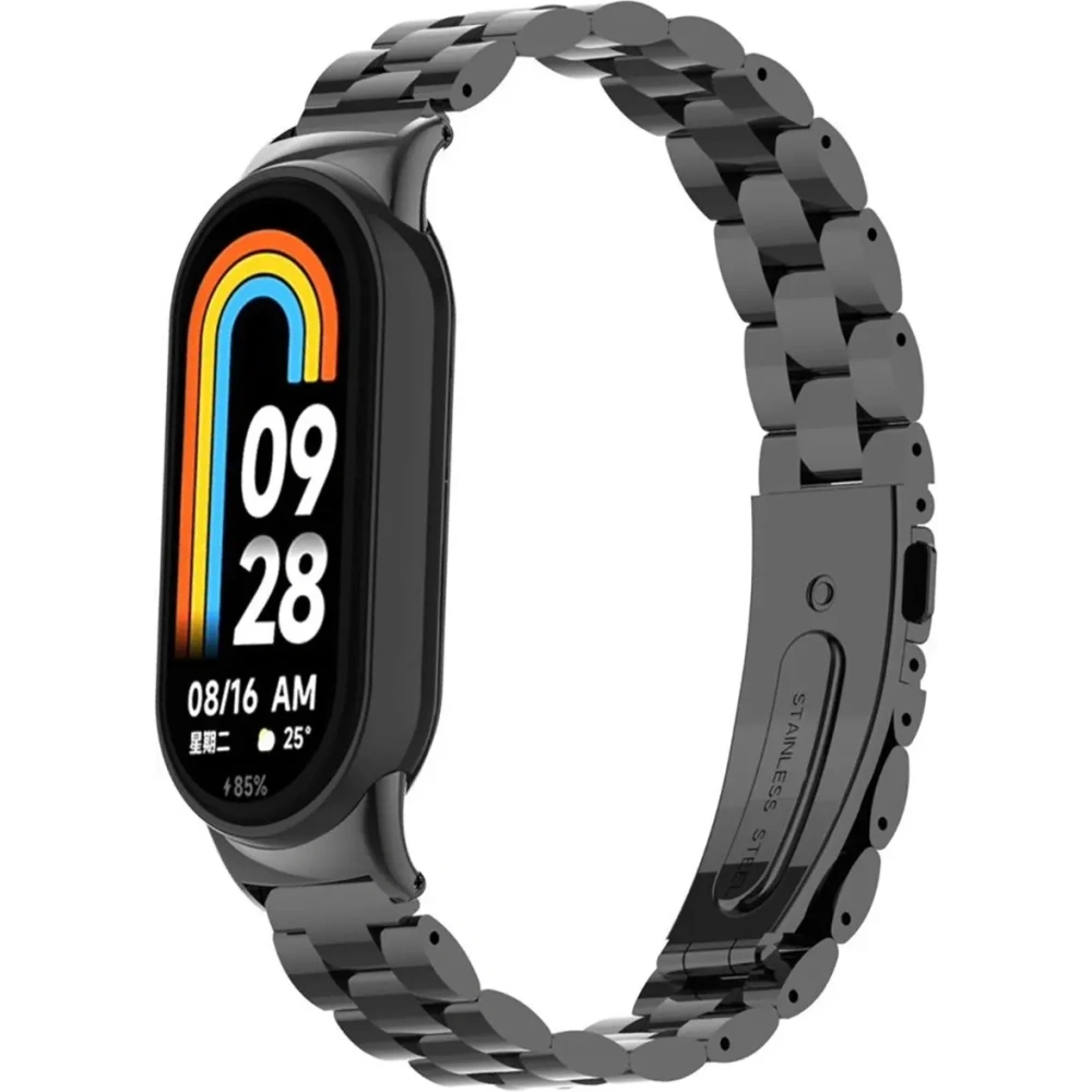 Hurtownia GSM - Bizon Strap Watch Aura Xiaomi Okos Karkötő 9 / 9 NFC / 8 fekete - BIZ8196 - {ean13} - Hurt
