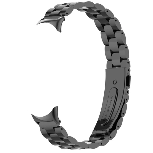 Pasek ze stali nierdzewnej Bizon Strap Watch Aura do Xiaomi Smart Band 9 / 9 NFC / 8 czarny