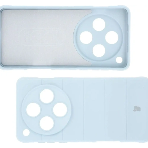 Pancerne etui Bizon Case Tur do Oppo Find X8 Pro jasnoniebieskie