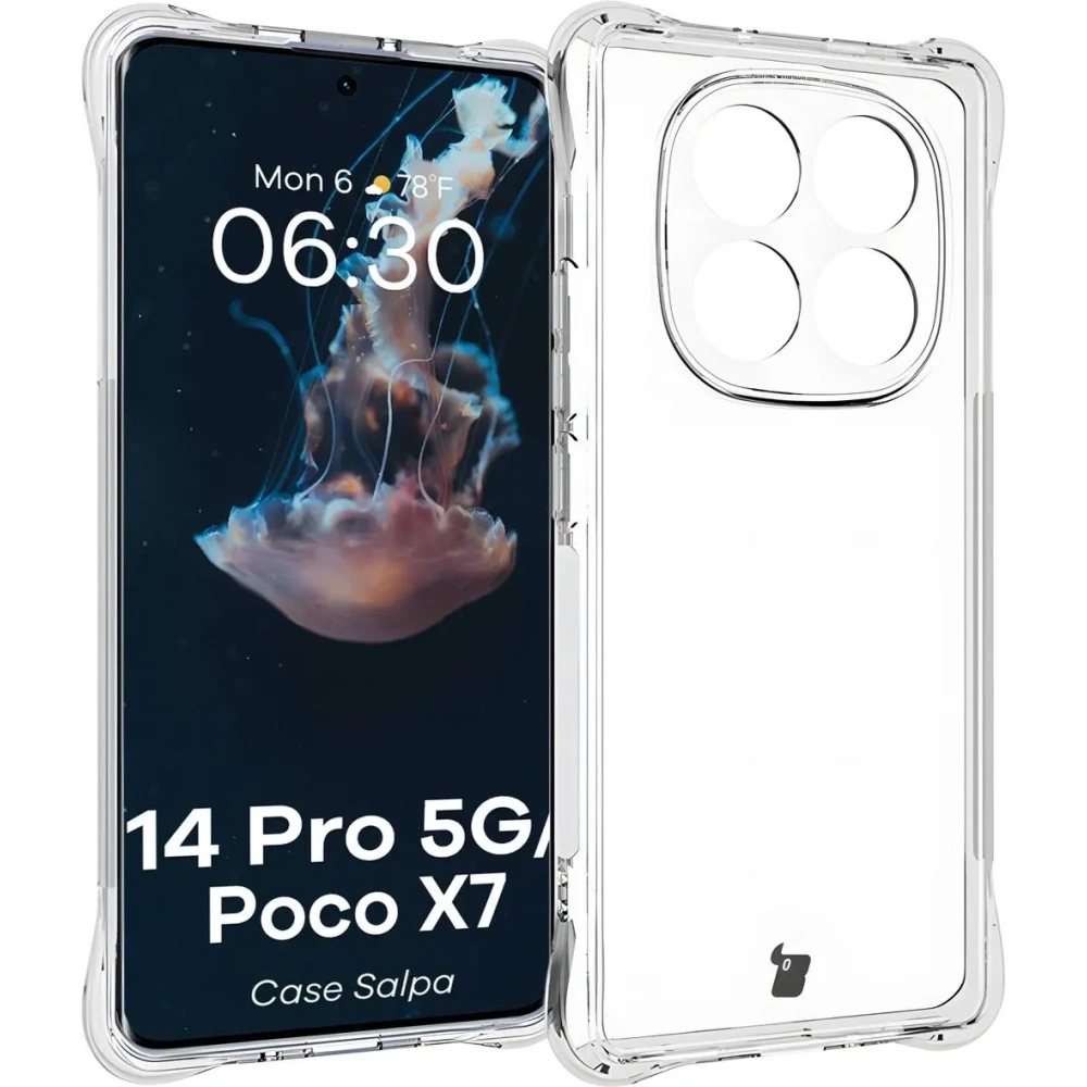 Hurtownia GSM - Bizon Case Salpa Xiaomi Redmi Note 14 Pro 5G / Poco X7 transparent - BIZ8198 - {ean13} - Hurt
