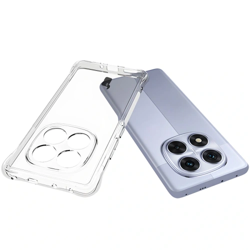 Elastyczne etui Bizon Case Salpa do Xiaomi Redmi Note 14 Pro 5G / Poco X7 przezroczyste