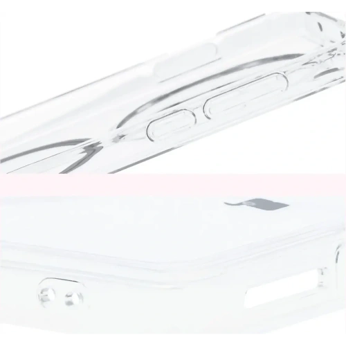 Etui z pierścieniem magnetycznym Bizon Case CrystalO do Oppo Find X8 Pro przezroczyste