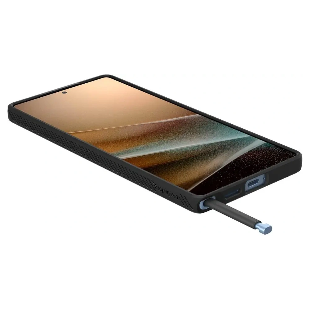Hurtownia GSM - Spigen Liquid Air Samsung Galaxy S25 Ultra Matt Schwarz - SPN16590 - {ean13} - Hurt