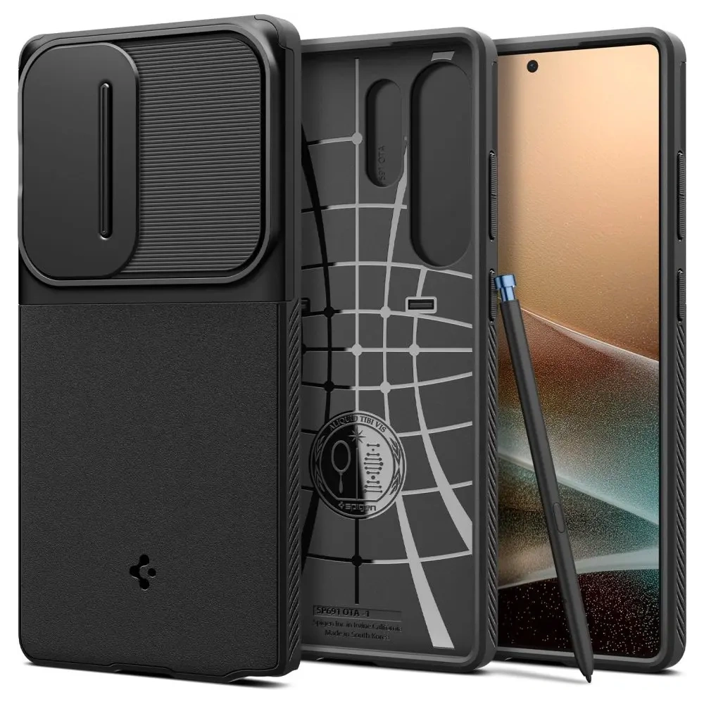 Wholesale Spigen Optik Armor Samsung Galaxy S25 Ultra Black - SPN16592 - {ean13} - Hurt