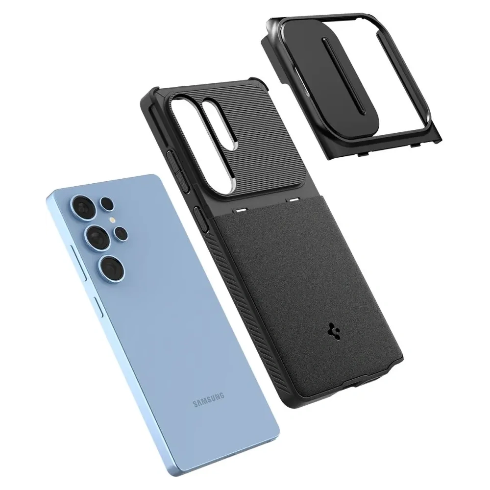 Wholesale Spigen Optik Armor Samsung Galaxy S25 Ultra Black - SPN16592 - {ean13} - Hurt