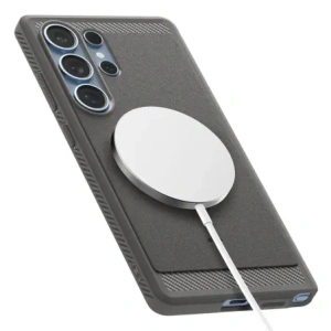 Wholesale Spigen Rugged Armor Mag MagSafe Samsung Galaxy S25 Ultra Marble Grey - SPN16593 - {ean13} - Hurt
