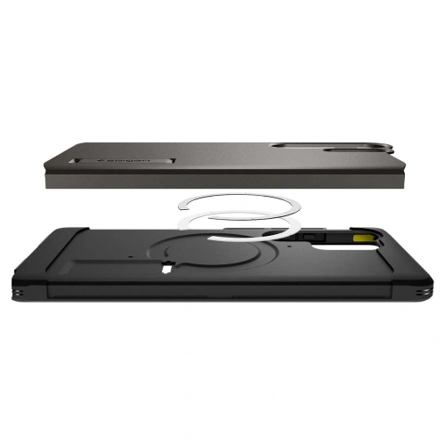 Etui Spigen Tough Armor MagSafe Samsung Galaxy S25 Ultra Gunmetal