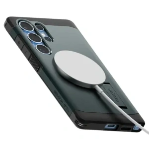 Wholesale Spigen Tough Armor MagSafe Samsung Galaxy S25 Ultra Abyss Green - SPN16596 - {ean13} - Hurt