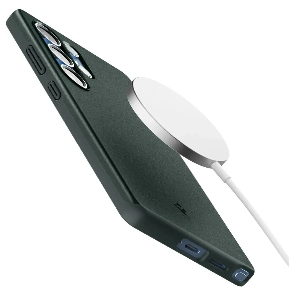 Wholesale Spigen Thin Fit Mag MagSafe Samsung Galaxy S25 Ultra Abyss Green - SPN16598 - {ean13} - Hurt