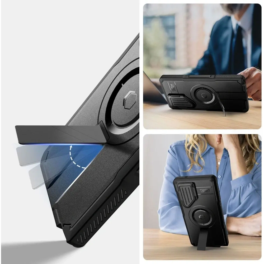 Hurtownia GSM - Etui Tech-Protect Kevlar MagSafe+ Samsung Galaxy S25 Ultra Černá - THP3843 - {ean13} - Hurt