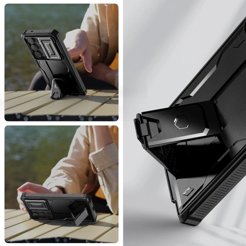 Etui Tech-Protect Kevlar Cam+ Samsung Galaxy S25 Ultra Black