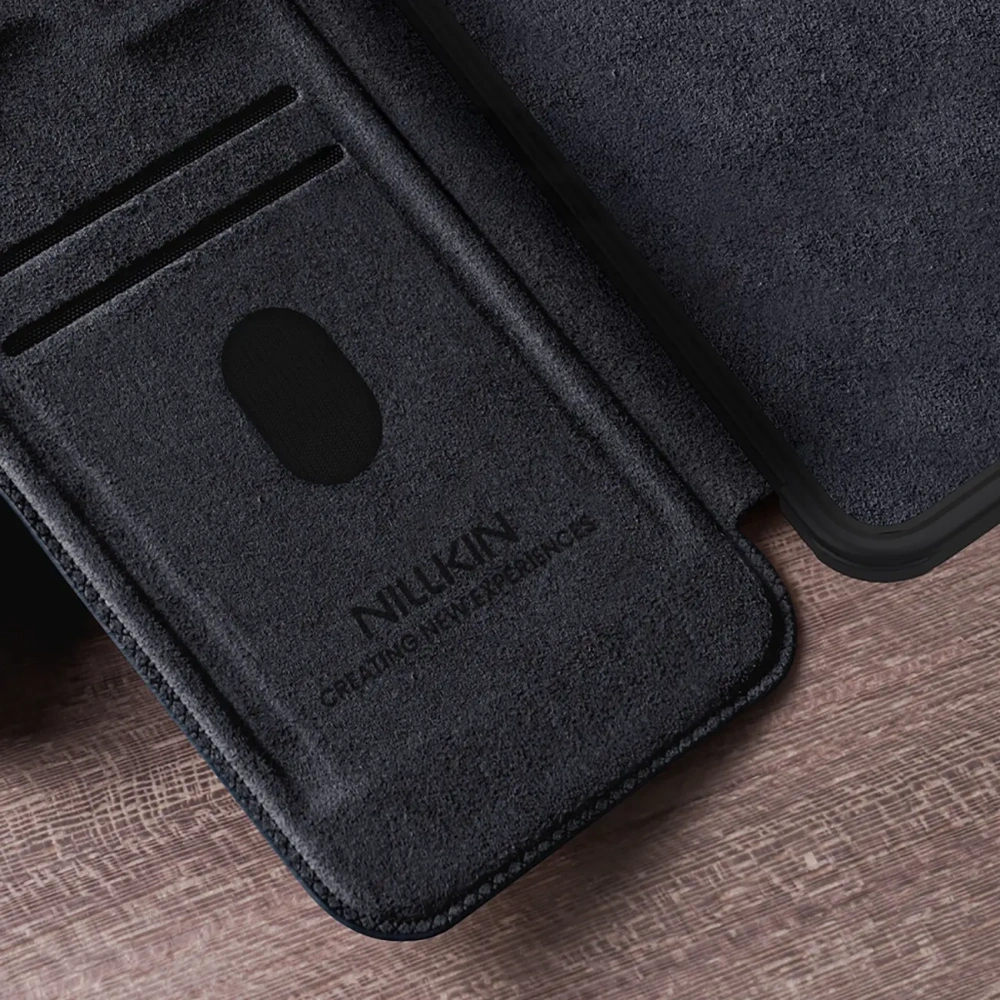Wholesale Nillkin Qin Pro Samsung Galaxy S25 black - NLK1656 - {ean13} - Hurt