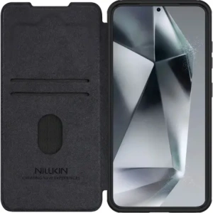 Wholesale Nillkin Qin Pro Samsung Galaxy S25+ Plus black - NLK1657 - {ean13} - Hurt