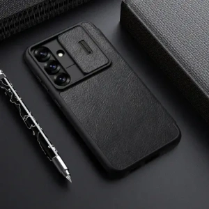 Wholesale Nillkin Qin Pro Samsung Galaxy S25+ Plus black - NLK1657 - {ean13} - Hurt