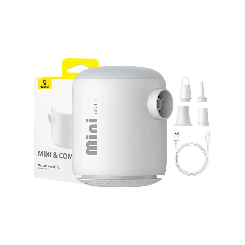 Wholesale Baseus PocketGo Portable Pump (white) - BSU8907 - {ean13} - Hurt