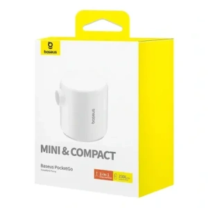 Hurtownia GSM - Baseus PocketGo Tragbare Pumpe (weiß) - BSU8907 - {ean13} - Hurt