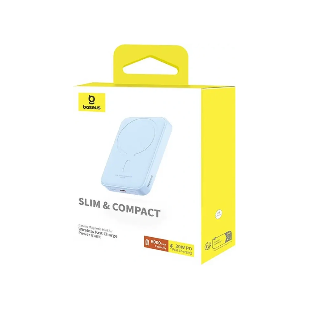 Hurtownia GSM - Baseus mini powerbank 6000 mAh 20W (albastru) - BSU8909 - {ean13} - Hurt