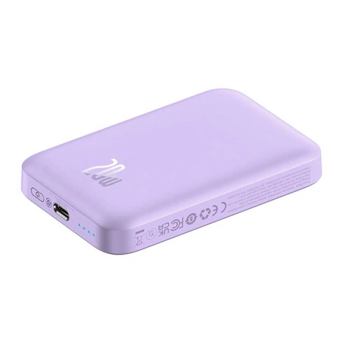 Mini powerbank Baseus 6000 mAh 20W (fioletowy)