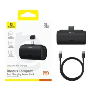 Hurtownia GSM - Powerbank Baseus Kompakt 5000mAh 20W USB-C (schwarz) - BSU8911 - {ean13} - Hurt