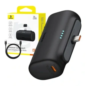 Hurtownia GSM - Powerbank Baseus Kompakt 5000mAh 20W USB-C (schwarz) - BSU8911 - {ean13} - Hurt