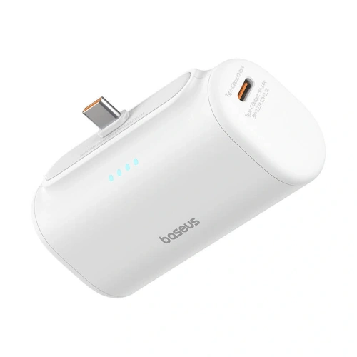Powerbank Baseus Compact 5000mAh 20W USB-C (biały)
