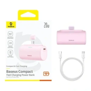 Hurtownia GSM - Baseus Kompakte USB-C 5000mAh 20W Powerbank (rosa) - BSU8914 - {ean13} - Hurt