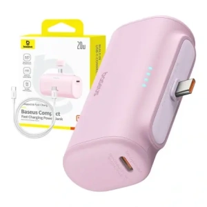 Hurtownia GSM - Baseus Kompakte USB-C 5000mAh 20W Powerbank (rosa) - BSU8914 - {ean13} - Hurt