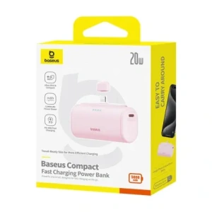 Hurtownia GSM - Powerbank OS-Baseus Compact IP 5000mAh 20W (rosa) - BSU8917 - {ean13} - Hurt