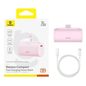 Hurtownia GSM - Powerbank OS-Baseus Compact IP 5000mAh 20W (rosa) - BSU8917 - {ean13} - Hurt