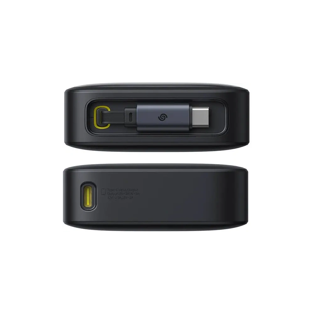 Hurtownia GSM - Baseus OS Free2Pull 10000mAh 30W powerbank + cablu USB-C încorporat (negru) - BSU8918 - {ean13} - Hurt
