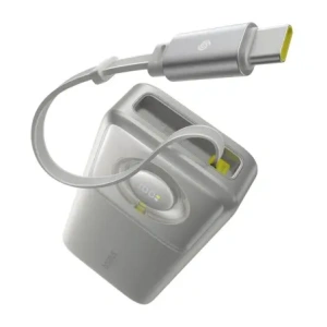 Hurtownia GSM - Baseus OS Free2Pull 20000mAh 65W Powerbank + integriertes USB-C-Kabel (grau) - BSU8920 - {ean13} - Hurt