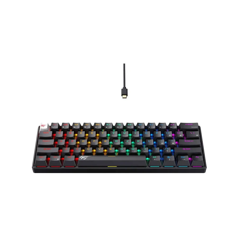 Hurtownia GSM - Drátová herní mechanická klávesnice RGB HAVIT KB903L (černá) - HVT307 - {ean13} - Hurt