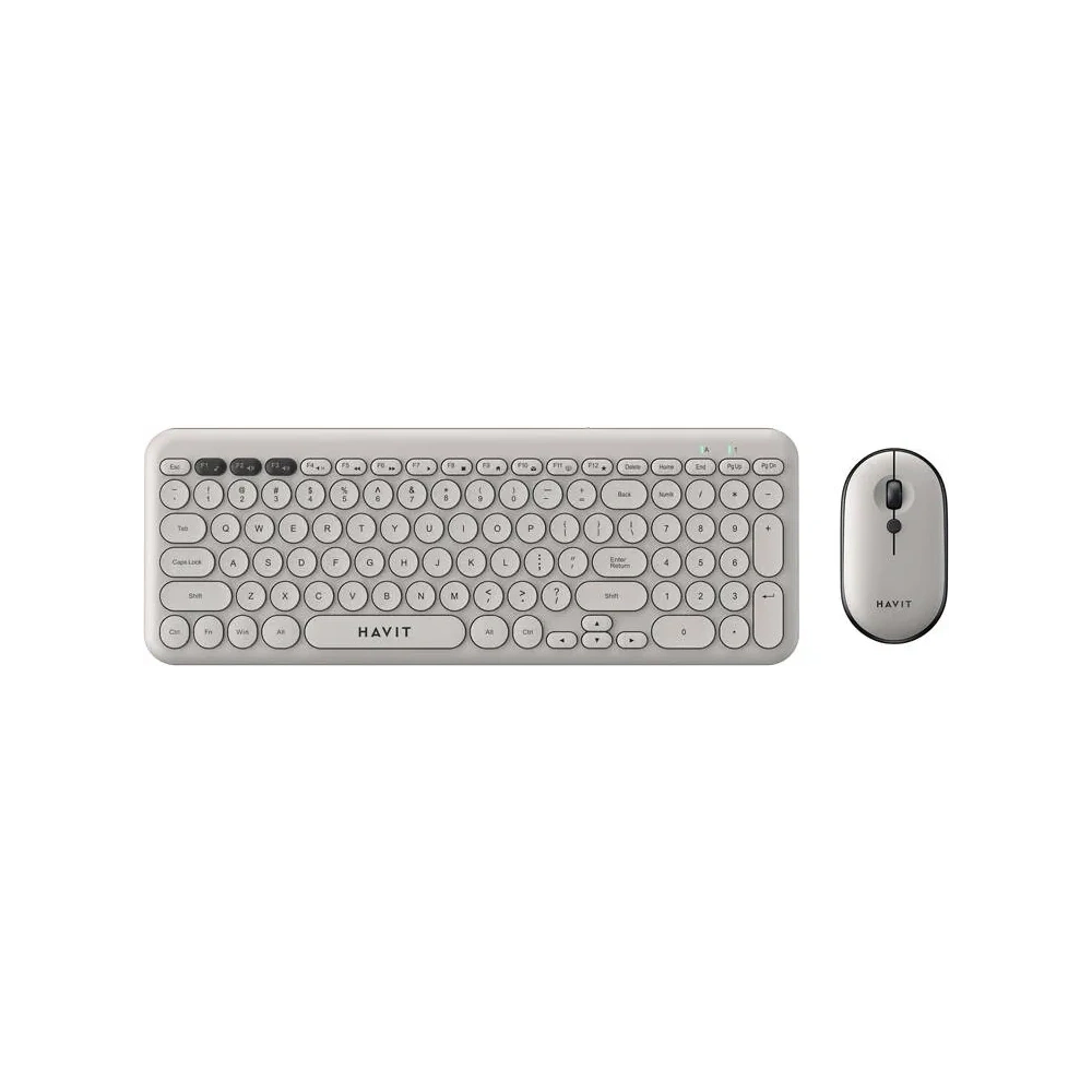 Hurtownia GSM - HAVIT KB254GCM kabelloses 2-in-1 Gaming-Set Tastatur + Maus (grau) - HVT308 - {ean13} - Hurt