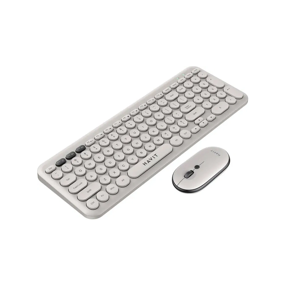 Hurtownia GSM - HAVIT KB254GCM kabelloses 2-in-1 Gaming-Set Tastatur + Maus (grau) - HVT308 - {ean13} - Hurt