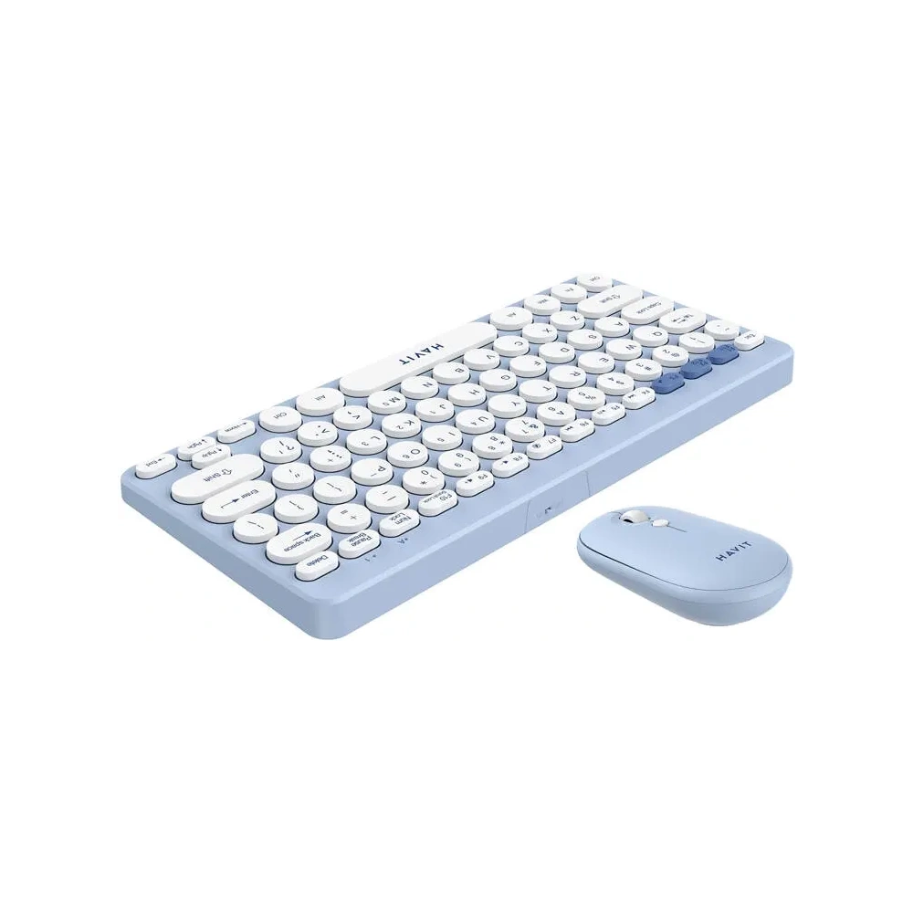 Hurtownia GSM - HAVIT KB279GCM kabelloses 2-in-1 Gaming-Set Tastatur + Maus (blau) - HVT311 - {ean13} - Hurt