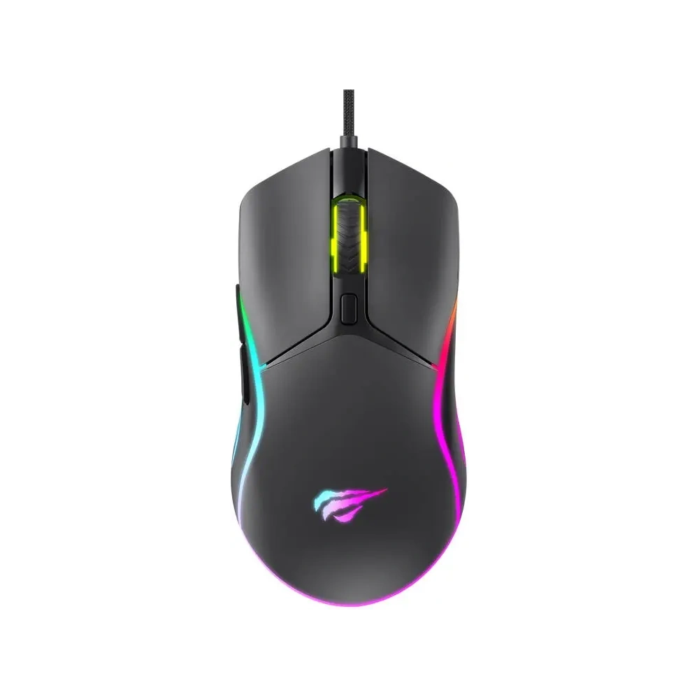 Hurtownia GSM - HAVIT MS1029 RGB kabelgebundene Gaming-Maus (schwarz) - HVT320 - {ean13} - Hurt