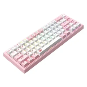 Hurtownia GSM - HAVIT KB874L RGB Mechanische Gaming-Tastatur (rosa und weiß) - HVT321 - {ean13} - Hurt