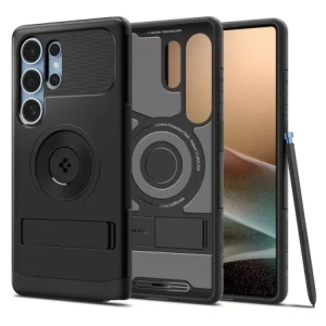 Wholesale Spigen Slim Armor Mag MagSafe Samsung Galaxy S25 Ultra Black - SPN16601 - {ean13} - Hurt